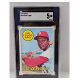 1969 Topps #540 Curt Flood SGC 5 EX