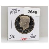 1978-S PF JFK Half $1 Dollar