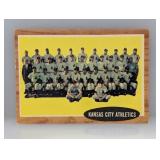 1962 Topps Kansas City Athletics 384 Tuff Team