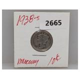 1938-S 90% Silv Mercury Dime