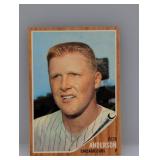 1962 Topps Bob Anderson 557 Tuff High Number Dent