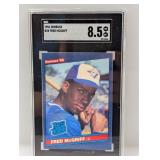 1986 Donruss Fred Mcgriff #28 RC SGC 8.5