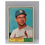 1961 Topps Ray Sadecki 32 Old Cardinal