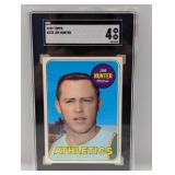 1969 Topps #235 Jim Hunter SGC 4 EX-VG