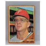 1962 Topps Mel Roach 581 Tuff High Number Crease