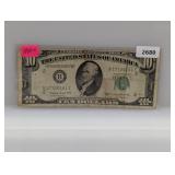 1950-C NY $10 Fed Reserve Note