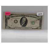 1950-B St Louis MO $10 Fed Reserve Note
