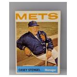 1964 Topps Baseball Casey Stengel HOF Mets/Yankees