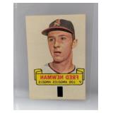 1966 Baseball Topps Rub-Off Fred Newman