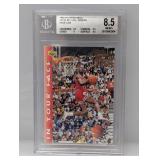 1992-93 Jordan UD 2x Slam Dunk Champion BGS 8.5