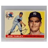 1955 Topps Baseball Bob Turley New York Yankees