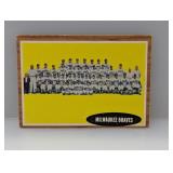 1962 Baseball Topps Milwaukee Braves Team 158
