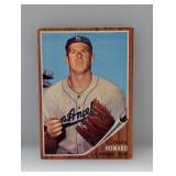 1962 Baseball Topps Frank Howard 175 1960 NL ROY