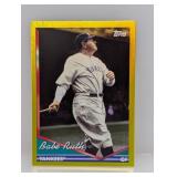 2024 Topps ARChives Babe Ruth Gold Paralell