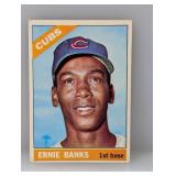 1966 Topps Baseball Ernie Banks HOF Cubs Corners
