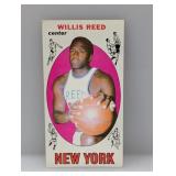1969 70 Topps Basketball Willis Reed RC HOF Crease