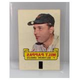 1966 Baseball Topps Rub-Off Milt Pappas