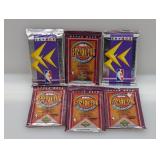 (6) Packs  91-92 Skybox & 91-92 UD Basketball