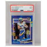 2023 Puka Nacua Optic Blue Hyper Prizm Rc PSA 9
