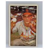1953 Bowman Color Baseball #53 Del Rice Cardinals