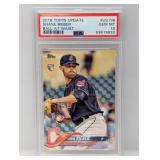 2018 Topps Update Shane Bieber RC PSA 10