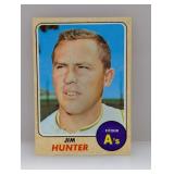 1968 Topps Baseball Jim Hunter HOF A