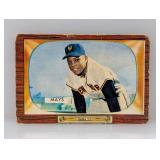 1955 Bowman Baseball Willie Mays HOF Stain/Crease