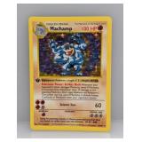 Pokï¿½mon 1999 1st Edition Shadowless Machamp Holo 8