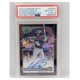 2020 Optic Black Auto /50 Wander Franco RC PSA 10