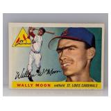 1955 Topps Baseball Wally Moon St. Louis Cardinals