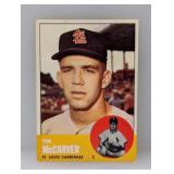 1963 Topps Baseball Tim McCarver HOF Cardinals