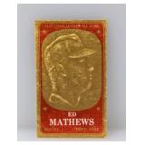 1965 Topps Baseball Eddie Mathews (Embossed) HOF