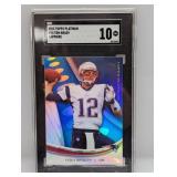 2013 Topps Platinum Sapphire SP Tom Brady SGC 10
