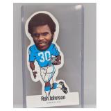 1972 Football NFLPA VINYL STICKERS Ron Johnson
