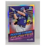 2022 Bowman Chrome Cal Raleigh Rookie of Year Favs