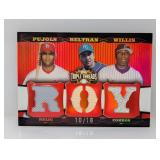 /18 2006 Topps TT 3X Relic Pujols Beltran Willis