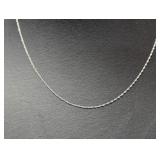 18" .925 Sterling Silver Chain Necklace