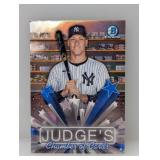 2025 Bowman Chrome Aaron Judge Chamber Of Cards