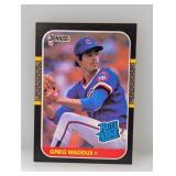 1986 Donruss Rated Rookie Greg Maddux #36