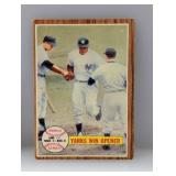 1962 Topps 1961 World Series Game #1 Skowron ,etc