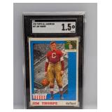 1955 Topps All American Jim Thorpe #37 SGC 1.5