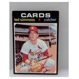 1971 Topps Baseball Ted Simmons RC HOF Cardinals