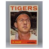 1964 Topps Baseball Al Kaline HOF Tigers Surface