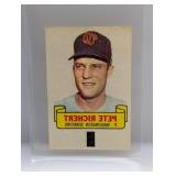 1966 Baseball Topps Rub-Off Pete Richert