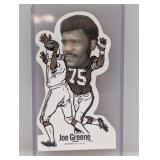 1972 NFLPA VINYL STICKERS Mean Joe Greene HOF