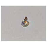 Vtg Aurora Borealis Crystal Pendant Charm