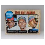 1968 Topps Baseball HOF Aaron,Clemente,Cepeda