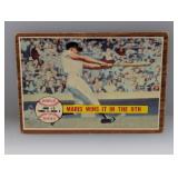 1962 Topps 1961 World Series Game #3 Roger Maris