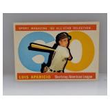 1960 Baseball Topps Luis Aparicio 559 HN