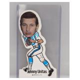 1972 NFLPA VINYL STICKERS Johnny Unitas HOF